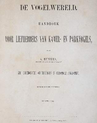 Bild Nr.1: 142-2008 Nuyens,A.: (Zoologie, Vögel)