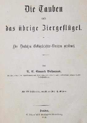 Bild Nr.2: 142-2030 Hager,A. (Hrsg.): (Zoologie, Vögel, Tauben)