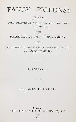 Bild Nr.2: 142-2036 Lyell,J.C.: (Zoologie, Vögel, Tauben)