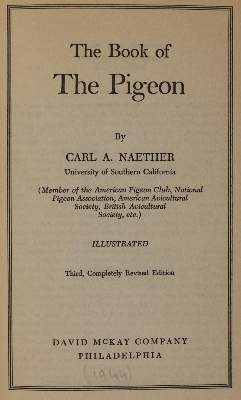 Bild Nr.5: 142-2047 Sammlung: (Zoologie, Vögel, Tauben)