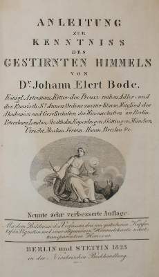 Bild Nr.1: 142-2067 Bode,J.E.: (Verschiedene Gebiete - Varia, Astronomie)