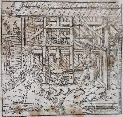 Bild Nr.2: 142-2082 (Agricola,G.: (Verschiedene Gebiete - Varia, Bergbau)