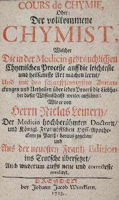 Bild Nr.1: 142-2090 Lemery,N.: (Verschiedene Gebiete - Varia, Chemie)