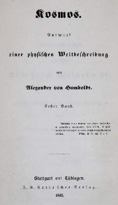 Bild Nr.1: 142-2115 Humboldt,A.v.: (Verschiedene Gebiete - Varia)