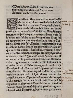 Bild Nr.1: 142-214 Manilius,A.: (Inkunabeln)