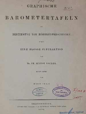 Bild Nr.3: 142-2203 Vogler,C.A.: (Verschiedene Gebiete - Varia)