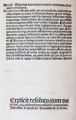 Bild Nr.21: 142-221 Johannes a Lapide (Johann Heynlin).: (Alte Drucke, Handschriften und Theologie)