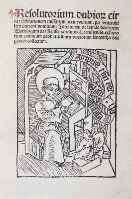 Bild Nr.23: 142-221 Johannes a Lapide (Johann Heynlin).: (Alte Drucke, Handschriften und Theologie)