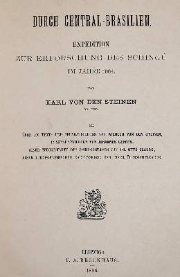 Bild Nr.1: 142-2216 Steinen,K.v.d.: (Amerika, Brasilien)