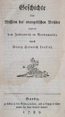 Bild Nr.1: 142-2221 Loskiel,G.H.: (Amerika)