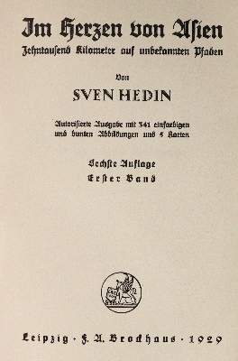 Bild Nr.1: 142-2237 Hedin,S.: (Asien)