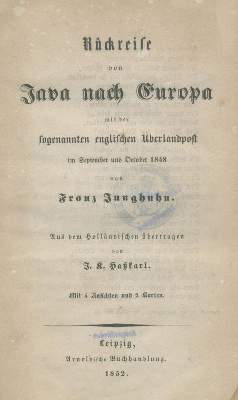 Bild Nr.1: 142-2241 Junghuhn,F.W.: (Asien, Java)