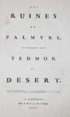 Bild Nr.1: 142-2246 (Wood,R.).: (Asien, Palmyra)