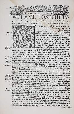 Bild Nr.2: 142-226 Josephus,F.: (Alte Drucke, Handschriften und Theologie)