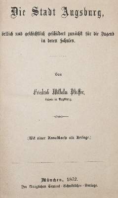 Bild Nr.1: 142-2260 Pfeiffer,F.W.: (Deutschland, Augsburg)