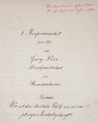 Bild Nr.1: 142-2294 Ansbach.: (Deutschland, Handschriften)