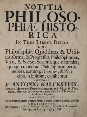 Bild Nr.1: 142-230 Kalckstein,A.: (Alte Drucke, Handschriften und Theologie)