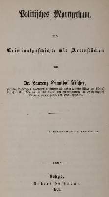 Bild Nr.1: 142-2337 Fischer,L.H.: (Deutschland, Revolution 1848/49 - Vormärz - Politik)