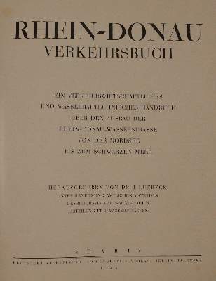 Bild Nr.1: 142-2341 Luebeck,J. (Hrsg.).: (Deutschland, Rhein-Donau)