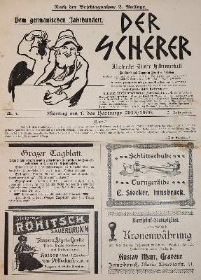 Bild Nr.1: 142-2368 Scherer, Der.: (Zeitschriften und Zeitungen, Österreich)