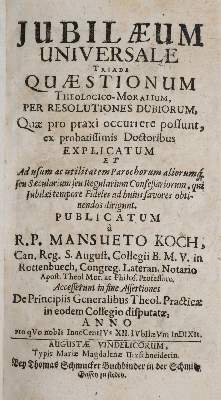 Bild Nr.1: 142-240 Koch,M.: (Alte Drucke, Handschriften und Theologie)