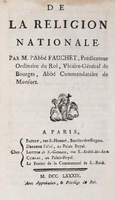 Bild Nr.1: 142-2403 Fauchet,(C.).: (Frankreich, Revolution)