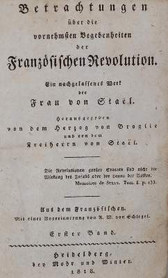 Bild Nr.1: 142-2406 Stael(-Holstein,A.L.G.de).: (Frankreich)