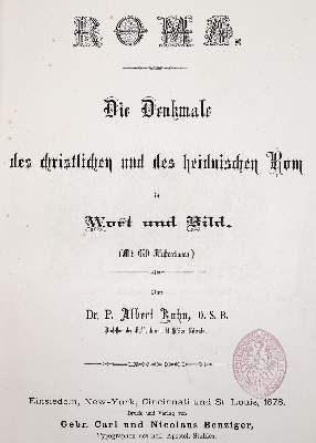Bild Nr.1: 142-2432 Kuhn,P.A.: (Italien, Rom)