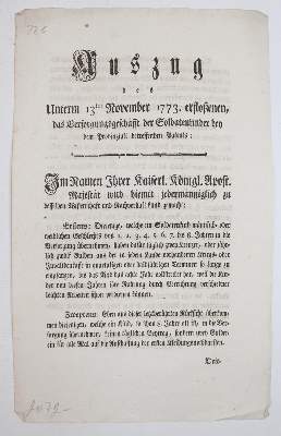 Bild Nr.6: 142-2456 Sammlung: (Österreich, Einblattdrucke u. Flugschriften)
