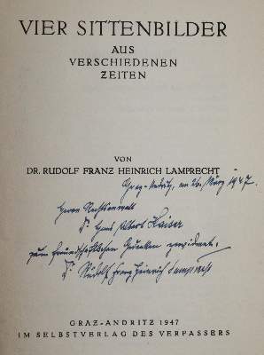 Bild Nr.1: 142-2472 Lamprecht,R.F.H.: (Österreich)