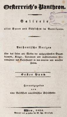 Bild Nr.1: 142-2499 (Schweickhardt,F.X.J.).: (Österreich)