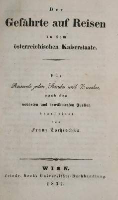 Bild Nr.1: 142-2510 Tschischka,F.: (Österreich)
