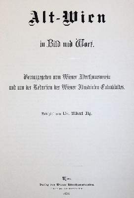 Bild Nr.1: 142-2515 Ilg,A. (Hrsg.).: (Österreich, Wien)
