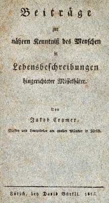 Bild Nr.1: 142-2524 Cramer,J.: (Schweiz)