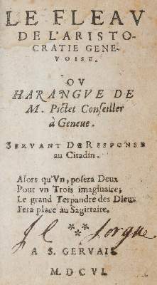 Bild Nr.1: 142-2525 (Buttet,M.A.de).: (Schweiz, Genf)