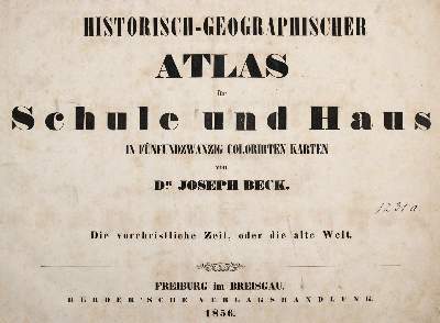 Bild Nr.1: 142-2544 Beck,J.: (Verschiedene Länder - Geschichte, Atlanten)