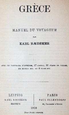 Bild Nr.1: 142-2557 Grece.: (Verschiedene Länder - Geschichte, Baedeker)