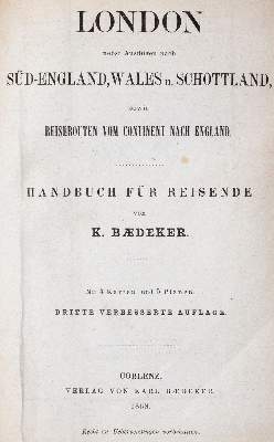 Bild Nr.1: 142-2559 London: (Verschiedene Länder - Geschichte, Baedeker)