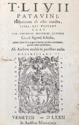 Bild Nr.1: 142-256 Livius,T.: (Alte Drucke, Handschriften und Theologie)