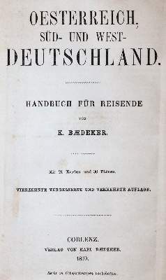 Bild Nr.1: 142-2560 Mittel- und Nord-Deutschland.: (Verschiedene Länder - Geschichte, Baedeker)