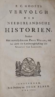Bild Nr.1: 142-2569 Hooft,P.C.: (Verschiedene Länder - Geschichte, Benelux)