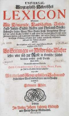 Bild Nr.1: 142-2577 Cellarius,C.: (Verschiedene Länder - Geschichte)
