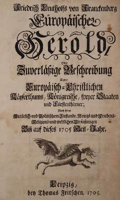 Bild Nr.1: 142-2586 Franckenberg, F. L. v. (d.i. B. v. Zech).: (Verschiedene Länder - Geschichte)