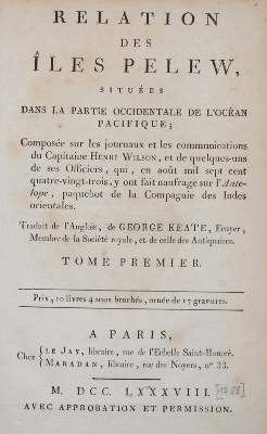 Bild Nr.1: 142-2647 Keate,G.: (Verschiedene Länder - Geschichte, Südsee)