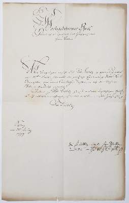 Bild Nr.1: 142-2673 Heinrich XLII. Fürst Reuß zu Schleiz u. Gera: (Autographen)
