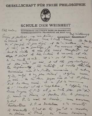 Bild Nr.1: 142-2677 Keyserling, Hermann Graf: (Autographen)