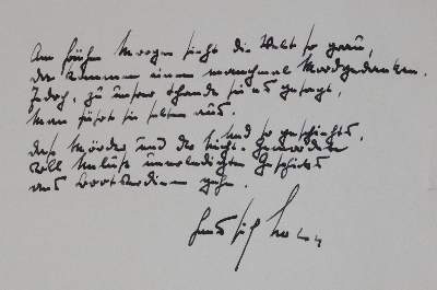 Bild Nr.1: 142-2679 Nossack, Hans Erich: (Autographen)
