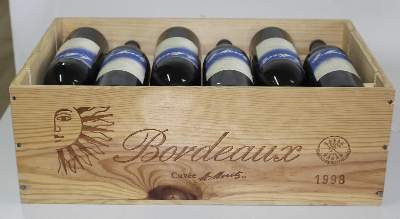 Bild Nr.2: 142-2706 Cuvee St. Moritz 1998 Bordeaux.: (Varia, Getränke, Wein)