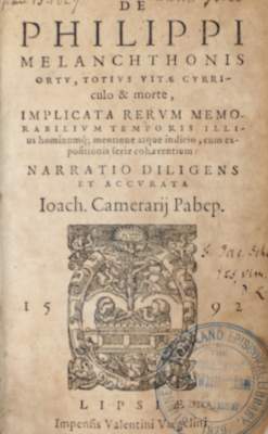 Bild Nr.1: 142-271 Camerarius,J.: (Melanchthon)