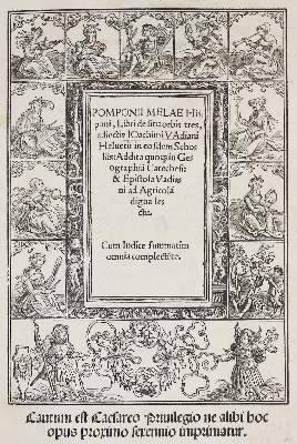 Bild Nr.1: 142-273 Mela, Pomponius.: (Alte Drucke, Handschriften und Theologie)